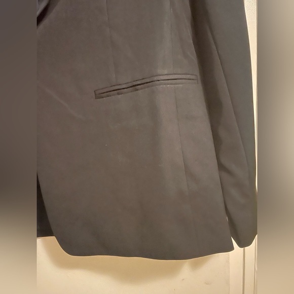 Everlane Black 100% Wool Blazer Size 8 - Picture 4 of 13